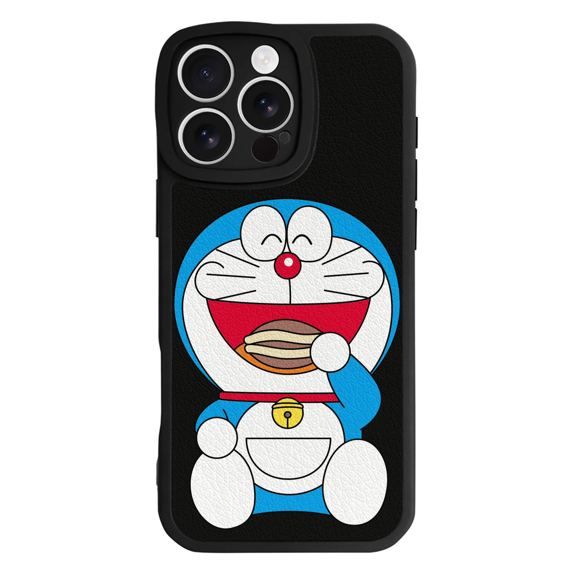 （画像用） ドラえもん Doraemon 【iPhone 16シリーズ対応】シリコンスマホケース（レザー調） 材質：シリコン